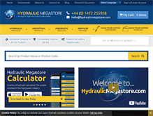 Tablet Screenshot of hydraulicmegastore.com